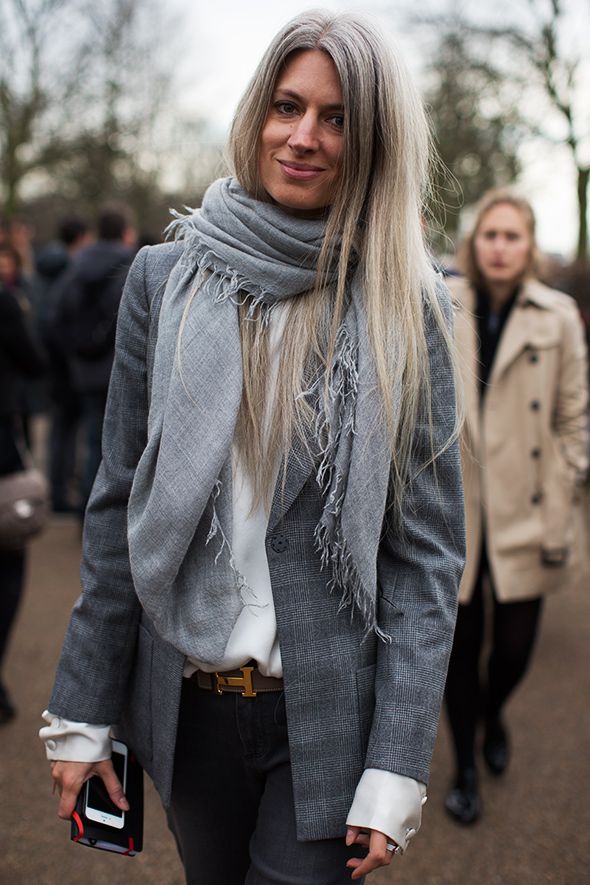 A lightweight scarf is a year round must have!