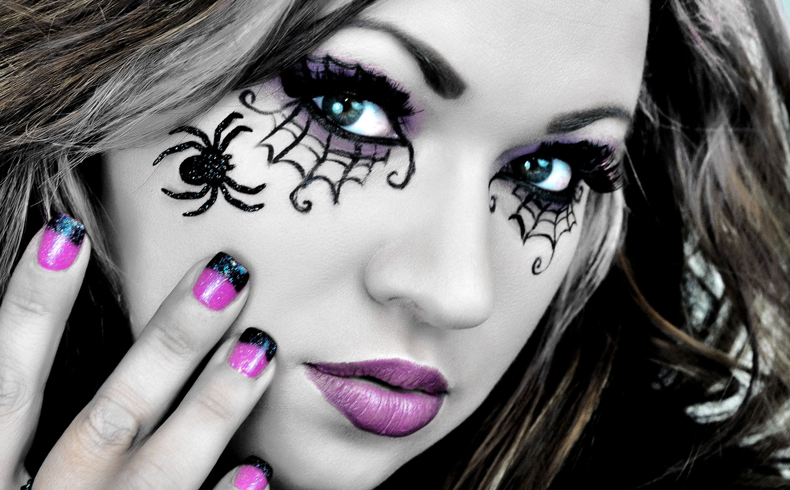 25 Outstanding Halloween Spider Makeup Ideas